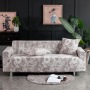 Plant Printed Sofa Cover Modern Style Stretch Slipcover Seat Cover For Couch Sofa 4 3 2 1 Double Seats Stretch With Armrest/