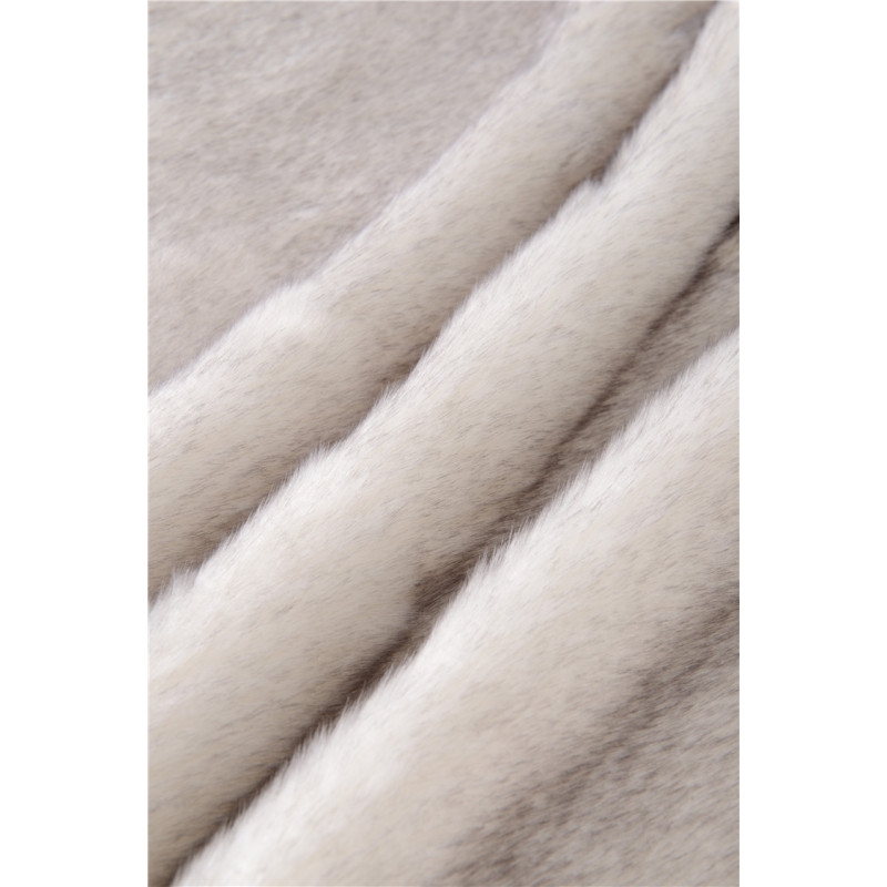 Double Layers Faux Fur Blanket European Fluffy Shaggy Sofa Blanket  Bedspread  Warm Bedding Sheet Cozy Throw Blanket/