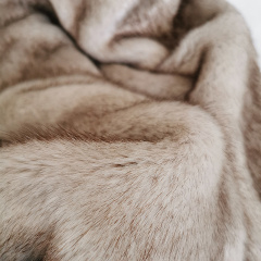 Double Layers Faux Fur Blanket European Fluffy Shaggy Sofa Blanket  Bedspread  Warm Bedding Sheet Cozy Throw Blanket/