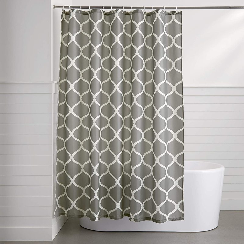 Waterproof Mildew Proof And Moisture Proof Polyester Fabric Printing Bathroom Shower Curtains/