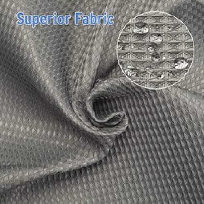 New Cream Waffle Weave Hotel Quality Bathroom 72x72 Inches Shower Curtain, Heavy Duty Fabric Polyester Shower Curtain/
