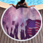 Microfiber National Flag Beach Towel, Beach Towels With Logo Custom Print$