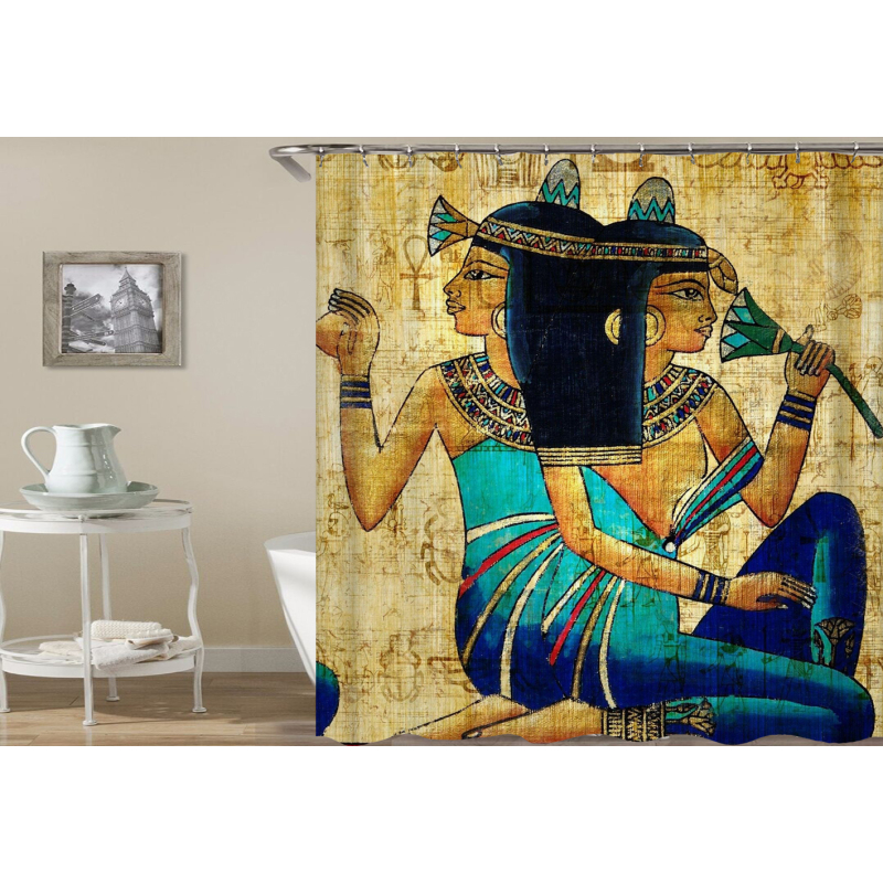 Black Girl Magic 3D Curtain waterproof African Black Woman Girls digital polyester afro girl shower curtain bathroom curtain/