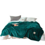 Skin-friendly Coral Velvet Sofa Bed Blanket Multipurpose Home Office Travel Nap Blanket Soft Warm Four Seasons Cover Blanket
