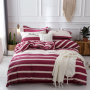 Single Double Bed Custom Print Bedding Set, Autumn And Winter Design Cotton Sanding Bed Sheet Sets/