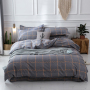 Single Double Bed Custom Print Bedding Set, Autumn And Winter Design Cotton Sanding Bed Sheet Sets/