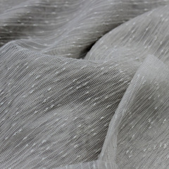 wholesale european hotel 100 polyester sheer Flame Retardant curtain fabric
