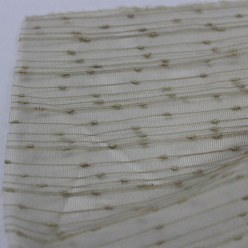 wholesale european hotel 100 polyester sheer Flame Retardant curtain fabric