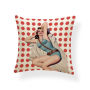 Character Girl Cartoon Cushion Cover Sexy Cactus Cowboy Pillow Case Western,Bolster Latest Design Cushion Cover/
