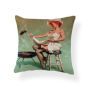 Character Girl Cartoon Cushion Cover Sexy Cactus Cowboy Pillow Case Western,Bolster Latest Design Cushion Cover/