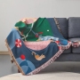 Nordic Cat Party Throw Blanket Multifunction Creative Decorative Slipcover Cobertor Sofa Bed Travel Blankets Blankets For Beds/
