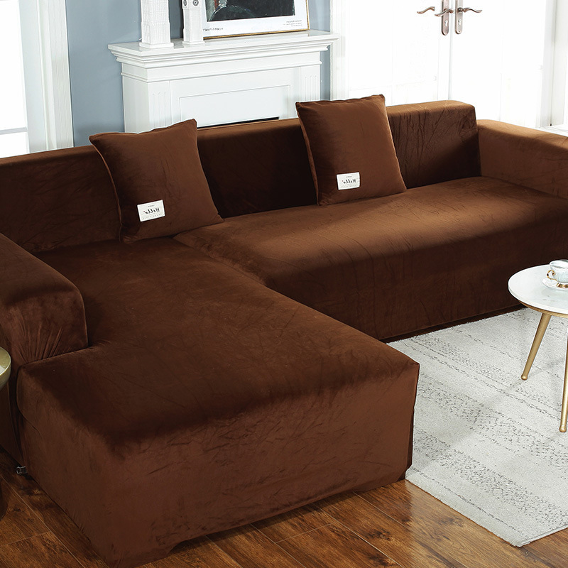 Fashion Velvet Fabrics For Sofa Seat Covers, Stocks Sectional Sofa Seat Covers/