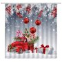Wholesale Bathroom Curtains Shower, Popular Kids Christmas Truck Shower Curtain#