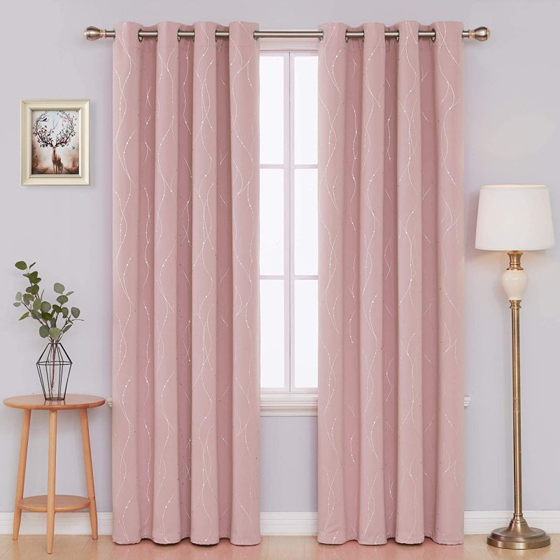2021 hot products Blackout Curtains, Hot silver Blackout Curtains for Bedroom#