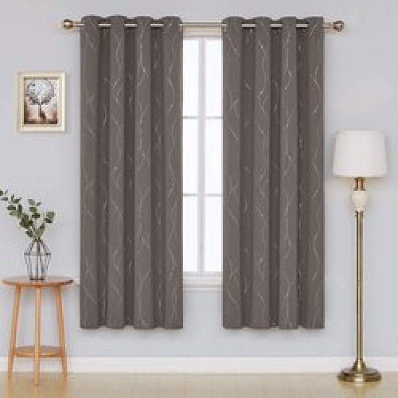 2021 hot products Blackout Curtains, Hot silver Blackout Curtains for Bedroom#