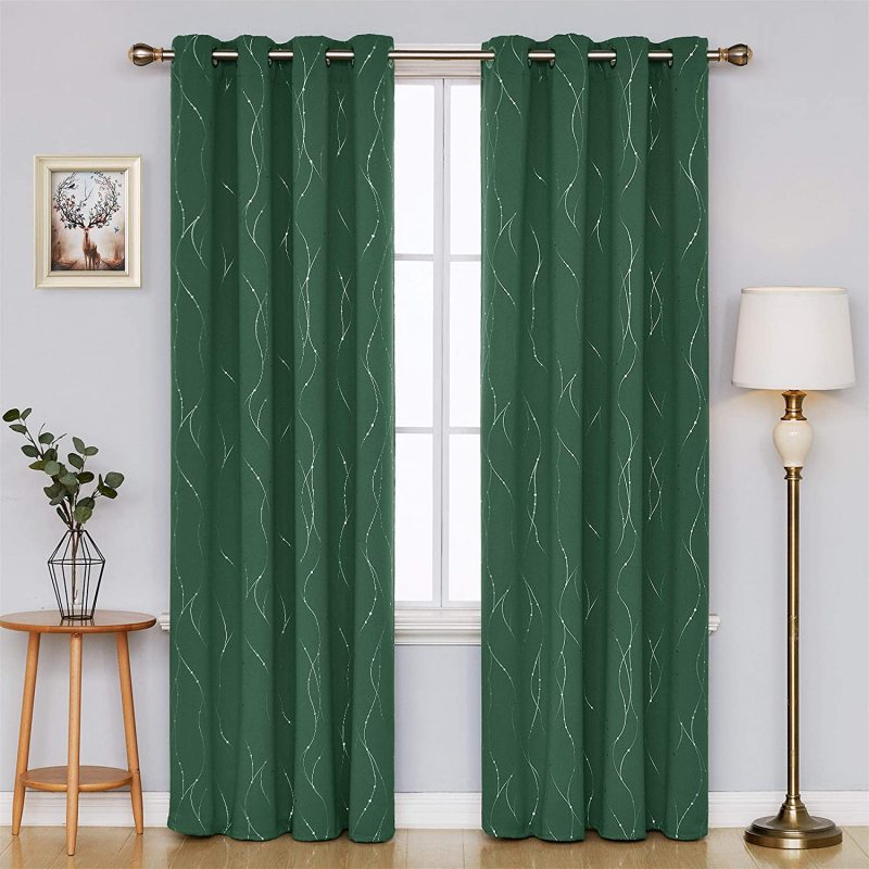 2021 hot products Blackout Curtains, Hot silver Blackout Curtains for Bedroom#