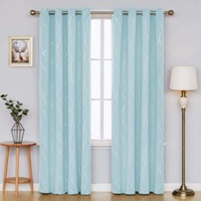 2021 hot products Blackout Curtains, Hot silver Blackout Curtains for Bedroom#