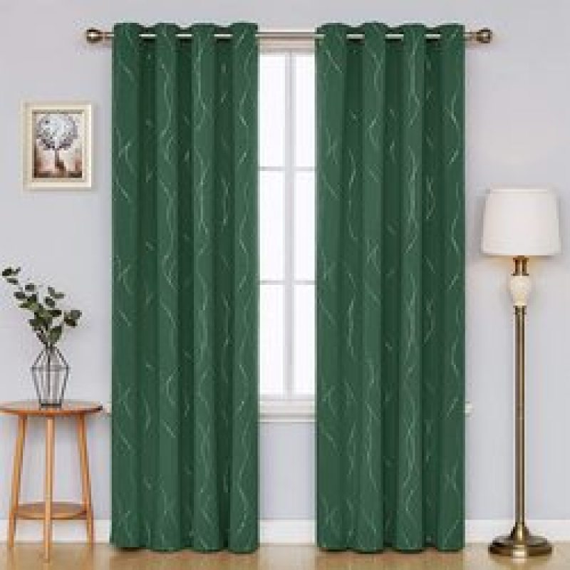 2021 hot products Blackout Curtains, Hot silver Blackout Curtains for Bedroom#