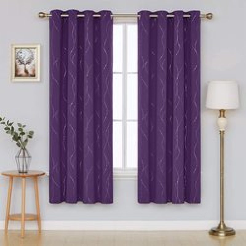 2021 hot products Blackout Curtains, Hot silver Blackout Curtains for Bedroom#