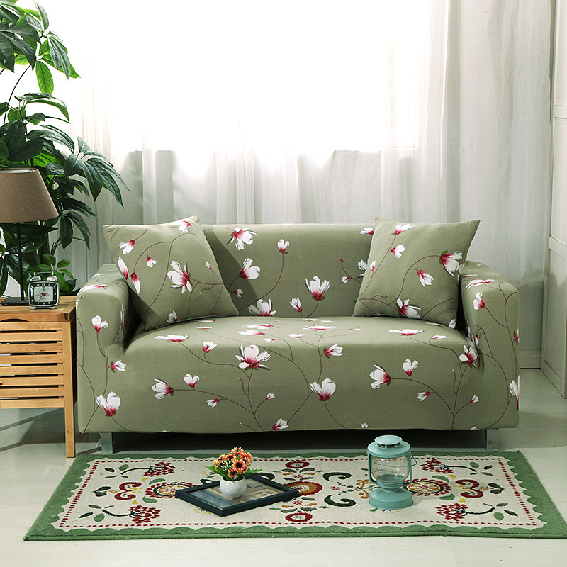 Geometric Stretch Sofa Cover Polyester Elastic Corner Sofa Single /Two/Three/Four-Seat Couch Cover Sofa Covers For Living Room/