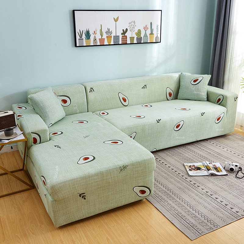 Geometric Stretch Sofa Cover Polyester Elastic Corner Sofa Single /Two/Three/Four-Seat Couch Cover Sofa Covers For Living Room/
