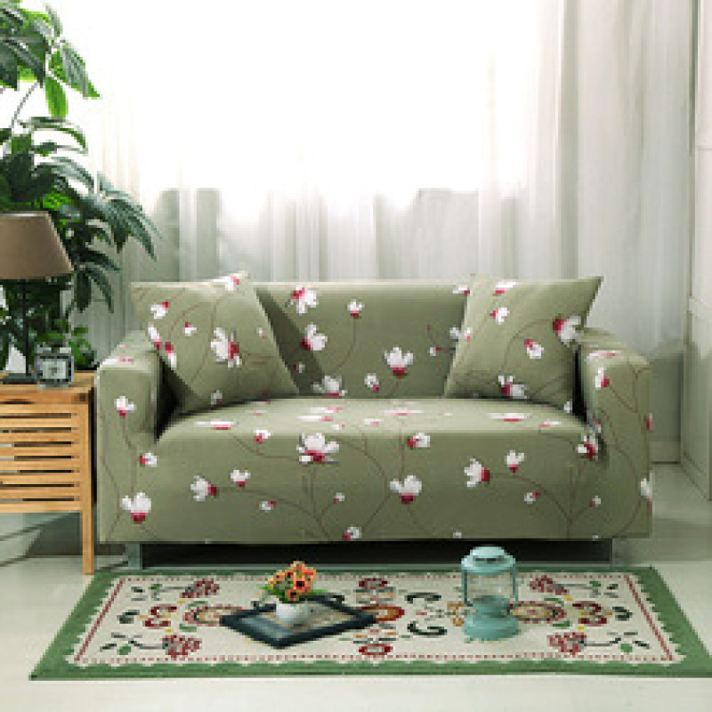 Geometric Stretch Sofa Cover Polyester Elastic Corner Sofa Single /Two/Three/Four-Seat Couch Cover Sofa Covers For Living Room/
