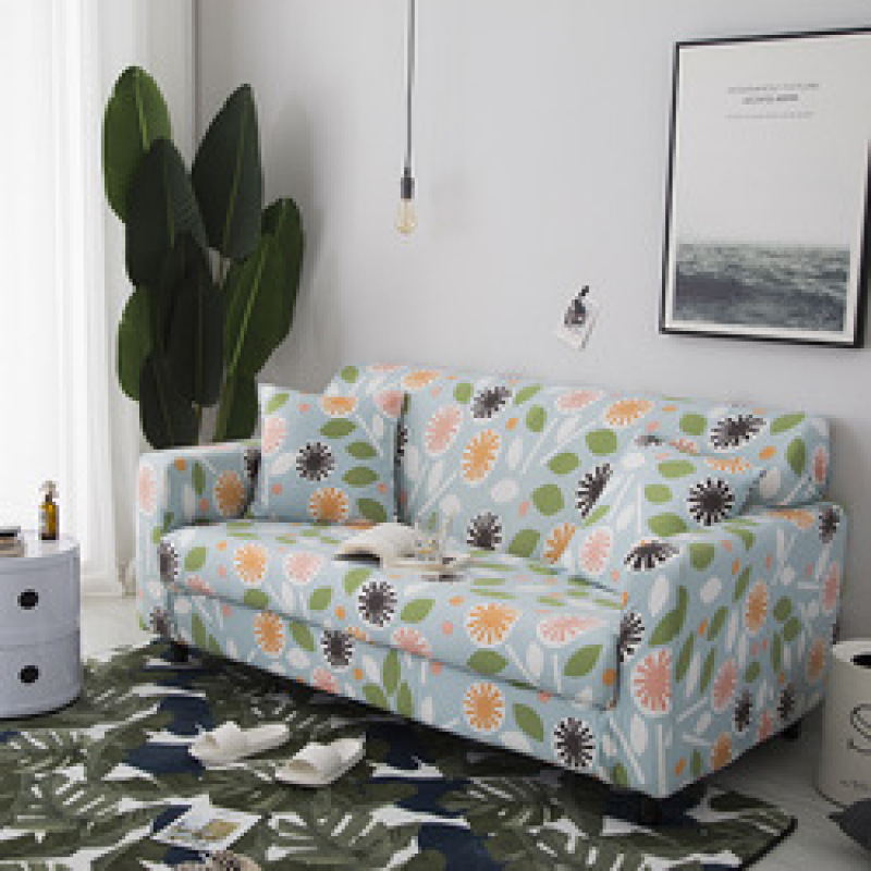 Geometric Stretch Sofa Cover Polyester Elastic Corner Sofa Single /Two/Three/Four-Seat Couch Cover Sofa Covers For Living Room/