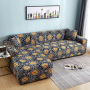 Geometric Stretch Sofa Cover Polyester Elastic Corner Sofa Single /Two/Three/Four-Seat Couch Cover Sofa Covers For Living Room/