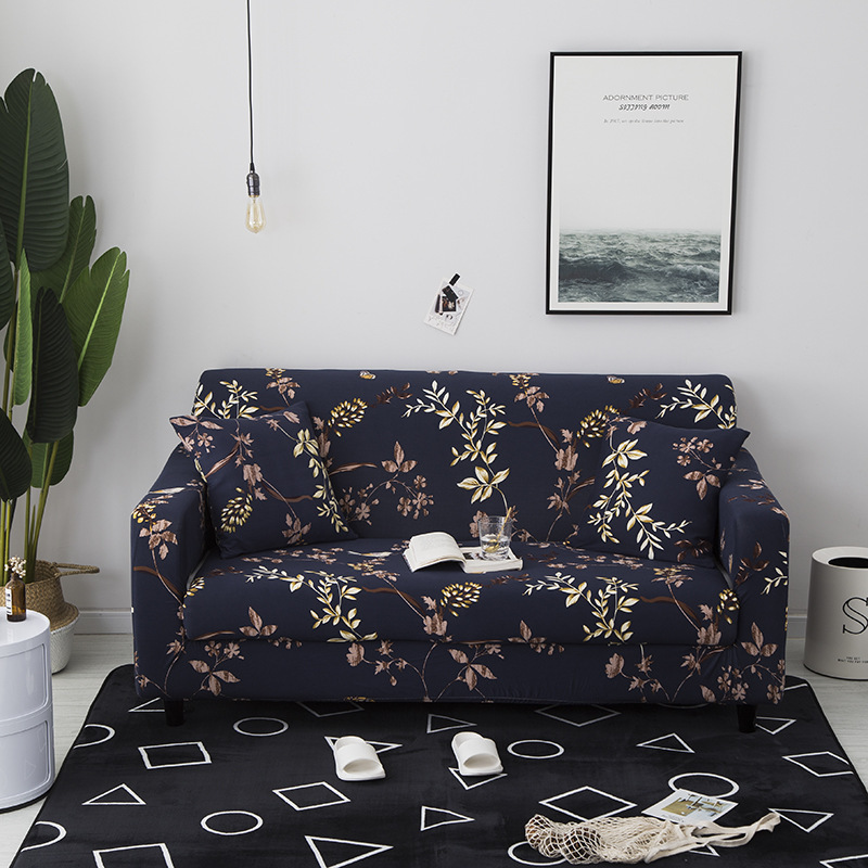 Geometric Stretch Sofa Cover Polyester Elastic Corner Sofa Single /Two/Three/Four-Seat Couch Cover Sofa Covers For Living Room/