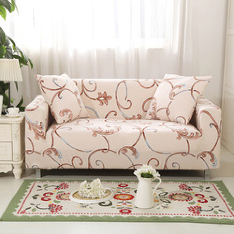 Geometric Stretch Sofa Cover Polyester Elastic Corner Sofa Single /Two/Three/Four-Seat Couch Cover Sofa Covers For Living Room/