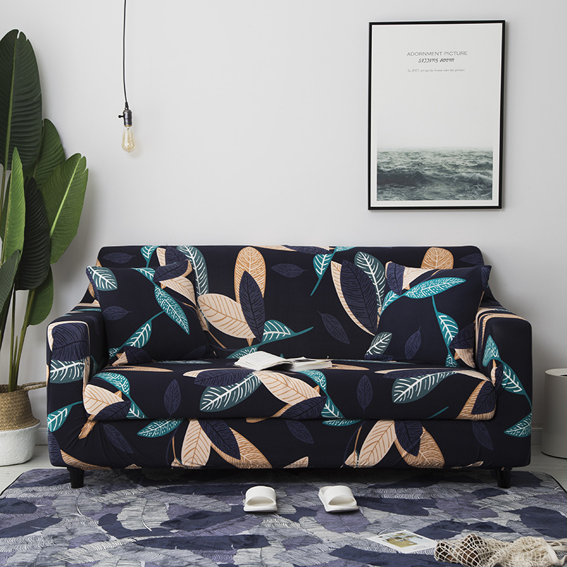 Geometric Stretch Sofa Cover Polyester Elastic Corner Sofa Single /Two/Three/Four-Seat Couch Cover Sofa Covers For Living Room/