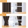 Brown black hotel home curtain blackout curtains 300cm wide width plain blackout fabric for fire proof blackout curtain