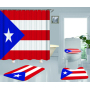 Wholesale Designer Shower Curtains And Rug Set, Popular Puerto Rico Shower Curtains#