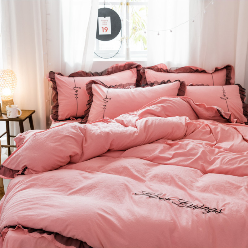 Custom The Best Bedding Sets, Stock Lace Comforter Set Bedding/