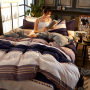 4 Pcs Winter Bedding Set King Size, Korean Quilted Bedding Set For Kids/