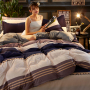 4 Pcs Winter Bedding Set King Size, Korean Quilted Bedding Set For Kids/