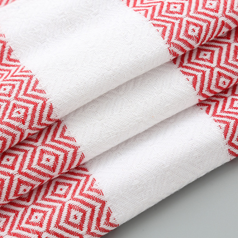 High Quality Turkish Beach Towel, Soft Cotton Polyester Beach Towels for Travel with Tassel#
