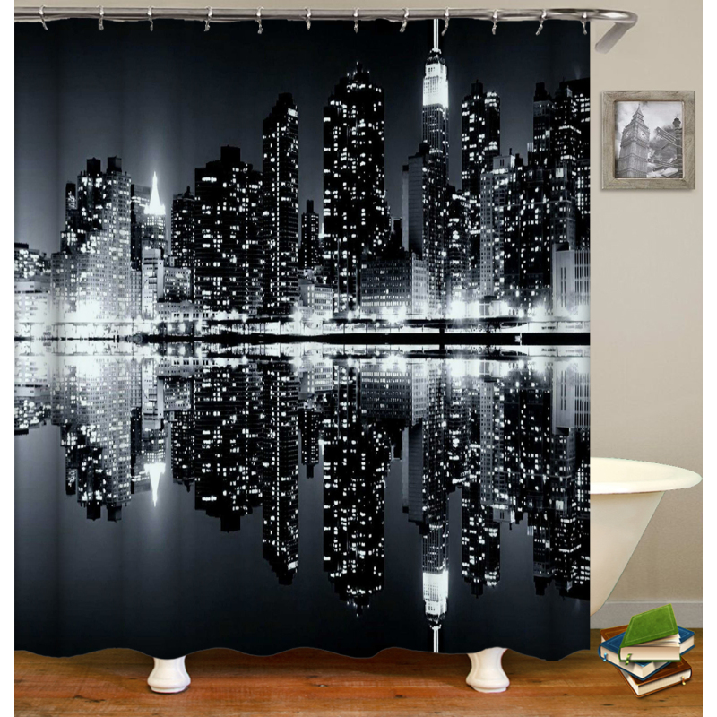 Drop Shipping Elegant   Flower Polyester Fabric Shower Curtains Flower Shower Curtain Watercolor Floral Digital Printing 72X72 /