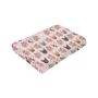 French Bulldog Faces Pink Cute Dog Blanket Flannel Textile Breathable Lightweight Throw Blankets for Home Outdoor Bedspread/