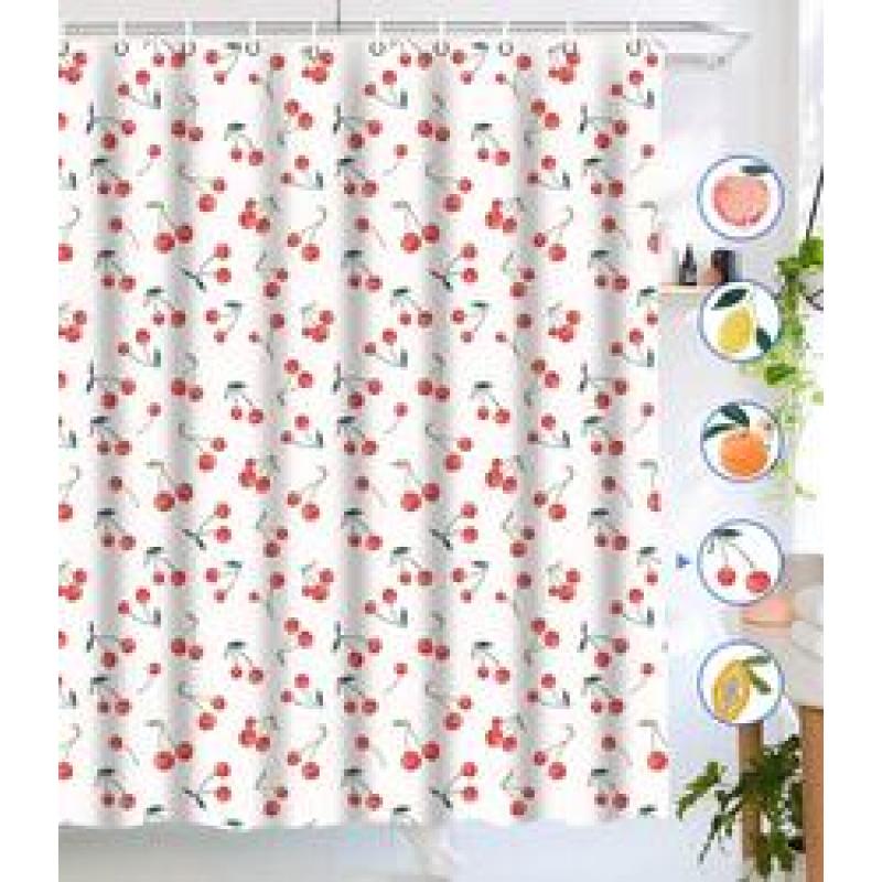 Orange Pattern Print Shower Curtain Bathroom, Cortinas De Ducha/Kid Shower Curtain