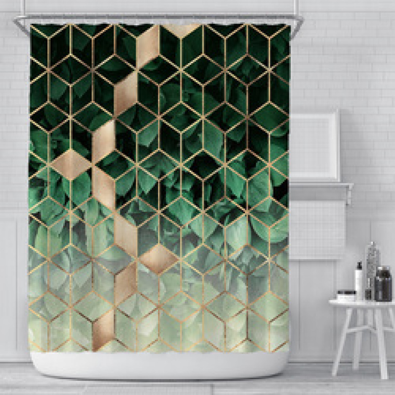 Leaves Shower Curtiain , Shower Curtiain Plant$
