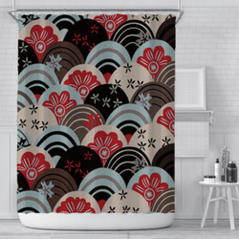Leaves Shower Curtiain , Shower Curtiain Plant$