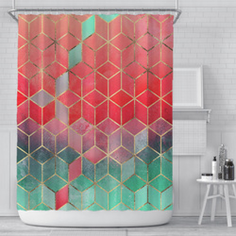 Leaves Shower Curtiain , Shower Curtiain Plant$