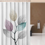 Leaves Shower Curtiain , Shower Curtiain Plant$