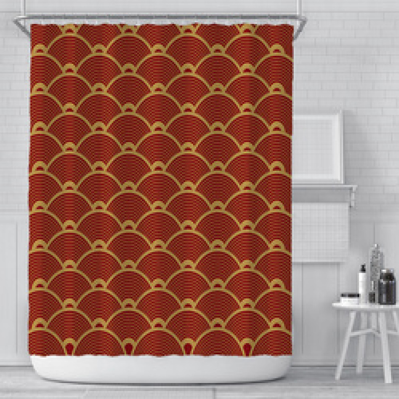 Leaves Shower Curtiain , Shower Curtiain Plant$