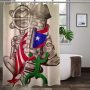 2022 Heavyweight Shower Curtain With Hooks, Designers Waterproof Customized Shower Curtains Set Bathroom