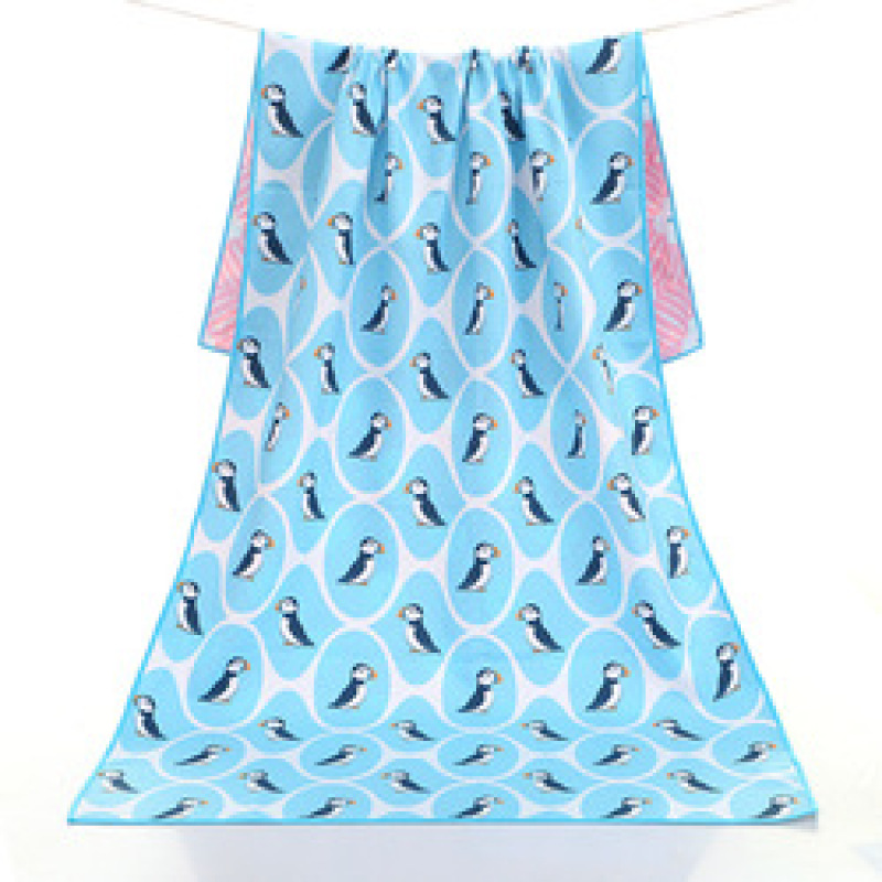 OEM Waffle Microfiber Beach Towel, Super Soft Sand Free Printing Beach Towel #