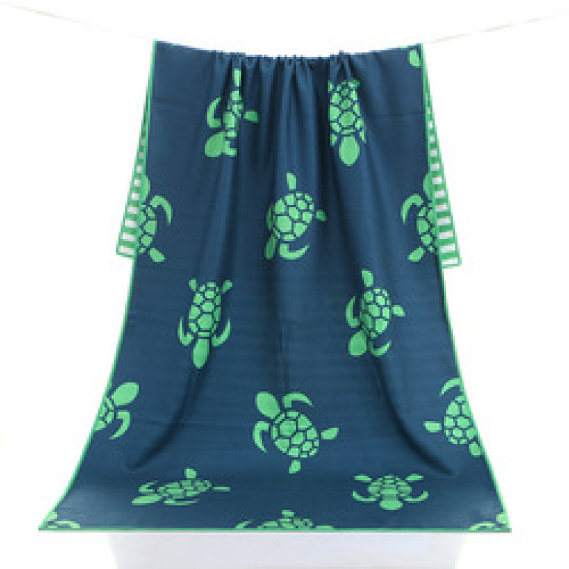 OEM Waffle Microfiber Beach Towel, Super Soft Sand Free Printing Beach Towel #