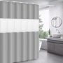 Amazon hot selling peva polyester shower curtain, hot selling cheap waterproof shower curtain for bathroom