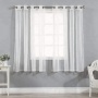 one way vision curtains cortinas black out white sheer curtain